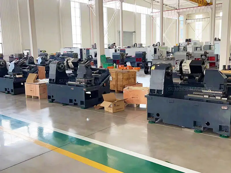 eğimli yataklı CNC torna tezgahı 1